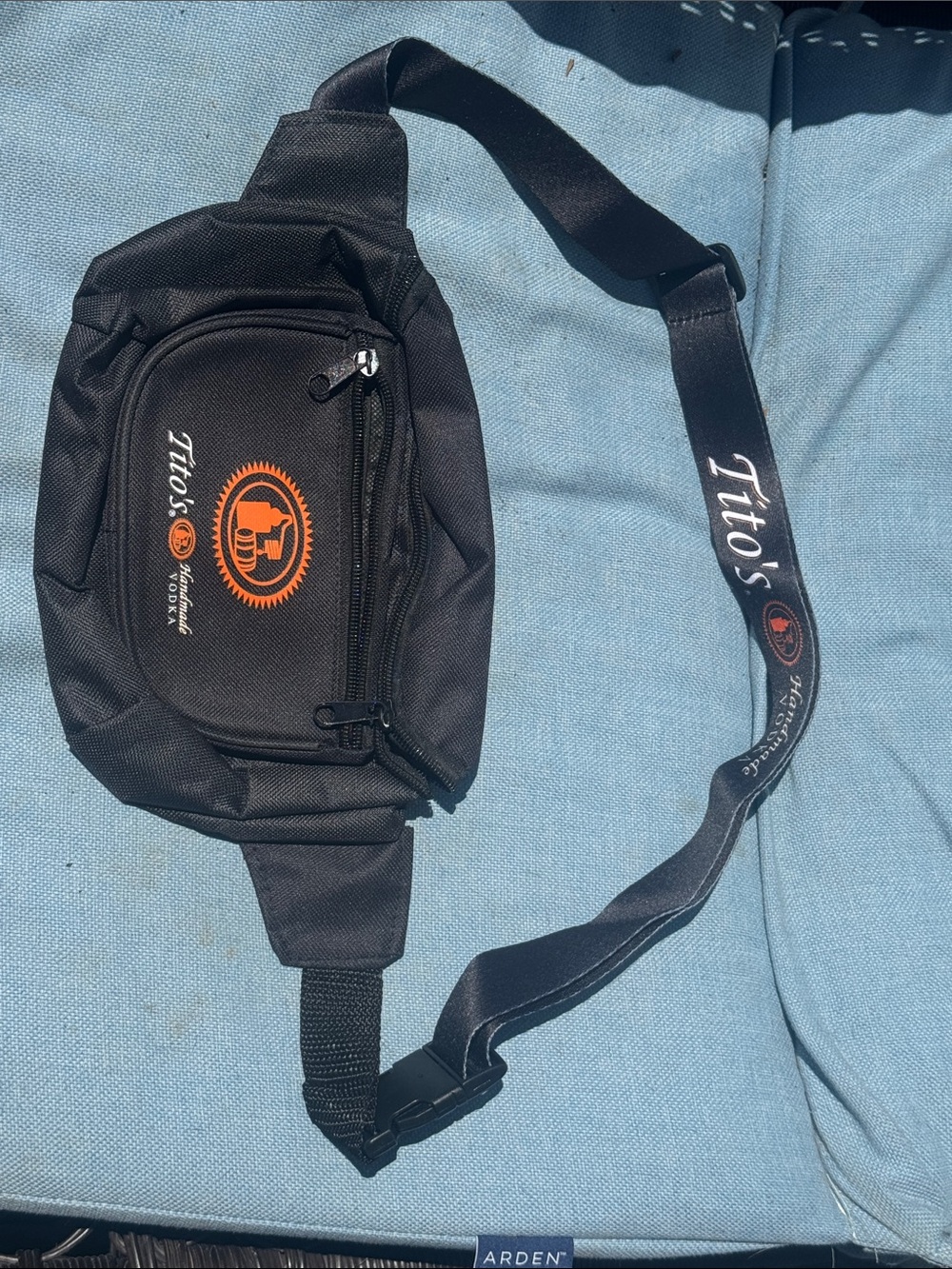 Tito’s Black and Orange Logo Waist Pack